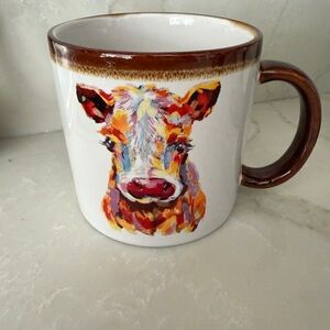 Colorful Cow Print Mug